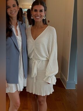 Alexis Long Sleeve White Dress